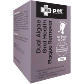 Dr. Pet 雙藻類抗炎牙石粉 50g（貓狗適用）